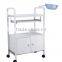 beauty salon trolley salon cart DY-2783 in white colour                        
                                                Quality Choice