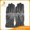 2016 winter warm genuine lady leather gloves and drape leather gloves