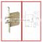 roller grade 3 double 45mm backset mortise lock body