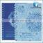 A5 promotional custom spiral hardcover notebooks with elastic band