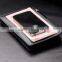Genuine leather fashion long credit card holder for men