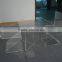 new design dining table and chair customized acrylic dining table set