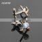 New Arrival Fashion Cufflinks Novelty Golf Design Best Gift For Men Cufflinks Wholesale Retail Gold Silver Metal Golf Cuff Links