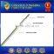 200deg.C 300V fiberglass braided 24awg rubber coated instrument wire
