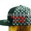 Wholesale custom flat brim spandex cottot flex fit hats