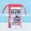 2015 mini drawstring new recycle cotton mobile phone bag