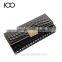 Three folders purse European style crocodile wallet for ladies factory in Guangzhou