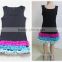 Cute and sexy baby girl clothing sleeveless and long top dress for girls