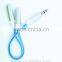 universal use dc3.5 male to dc3.5 female flat cable metal head with high quality