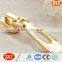 2015 custom fancy design gold metal zipper pull