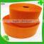 Nylon green and orange hook and loop tape with excellent strength