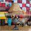 Highly grade resin antique metal table lamp for home lighting