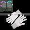 Novelty 7 Mode LED Rave Light Finger Lighting Flashing Glow Gloves White/Black for Concerts Raves Clubs Hip-hop etc