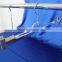 Custom Acrylic Apparel Hanger with hook and clips, clear clothing hanger