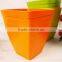 2015 Newest Simple Design Square Shape Eco Flower Pots