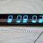 High quality 4" led airport wall clock with temperature