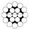 1x19 AISI304 306 stainless aircraft cable used in erosion control