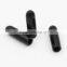 Transparent steel bar end caps