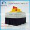 Isolator switch YMD12-25A 690V with protective box waterproof load break rotary changeover switch air-conditoning pump system