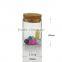 High Transparency Straight-sided Wishing Glass Bottle Jars With Cork Stoppers