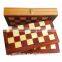 Simple Style Wooden Folding Chess Set With King Height 2.5 Inch