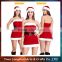2016 Hot sale popular women dance costume custom made Christmas sexy costume