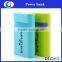 dual usb output portable power bank with mobile holder