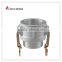 Aluminium camlock quick coupling