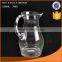 hot selling 1390ml clear glass pitcher glass kettle with side handle