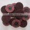 3" Red&Yellow&Green Nylon abrasive fibre disc