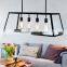 Glass Cover Loft Iron Pendant Lamp 220V Edison Vintage Industrial Pendant Lights