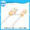 MFi certified c48 connector Flat TPE jacket Aluminum shell usb charger cable