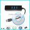 Fast speed AX88772A 3-port usb 3.0 gigabit ethernet adaptor