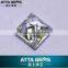 AAAAA princess cut 6*6m 1 carat cubic zirconia