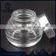110ml fancy clear screw cap cosmetic cream glass jar