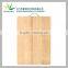 Long wooden cutting board with stainless steel handle