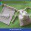Natural eco cotton cosmetic pouches