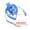 esd wrist strap (white yarn) antistatic wrist strap dark blue