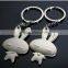 Zinc alloy spinning keychain for sale
