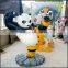 Custom Outdoor Landscape FRP Cartoon Kung Fu Panda Sculpture