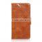 oil texture finishing leather flip wallet case leather phone case for samsung galaxy