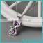 Amethyst Cat Pendant Necklace for Women 925 Sterling Silver Fashion jewelry