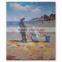 2016 best seller of Beach Child Oil Painting by heavy textured