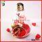 New design creative clear bulb glass vase