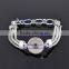 Snap Button Jewelry Alloy Bracelet For Girls
