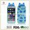 Four color cute cow silicone mobile phone pocket phone case