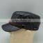 Fashion 100% polyester hook and loop custom flat top caps