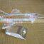 arrival crystal aircraft/airplane/airline/fighter aeroplane for crystal transport models with engraved (R-1045