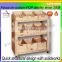 solid wood material bakery rack, bread/ Snacks / candy display Stand