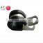 Rubber clamp for pipe
